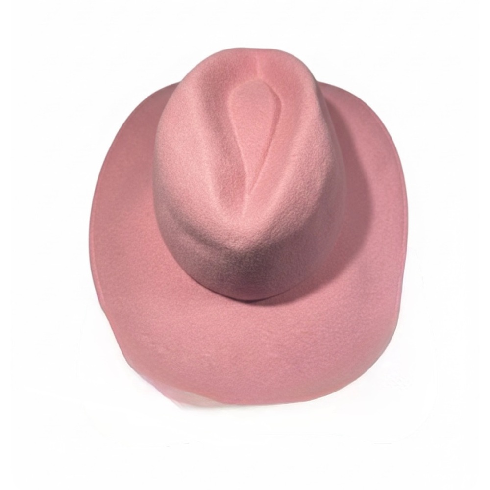 Vintage Bollman Dusty Rose Wool Felt Fedora/Floppy Hat 60’s - 70’s Chapeau Rose - Picture 8 of 10